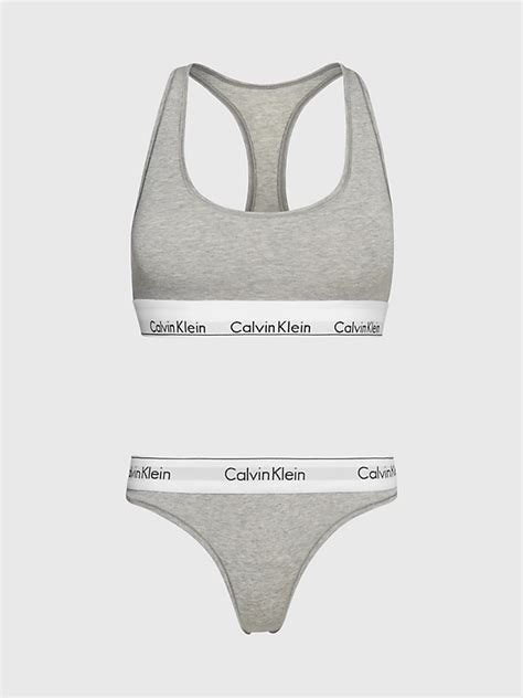 calvin klein underwear set grey.